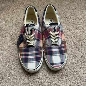 Ralph Lauren Plaid Sneakers